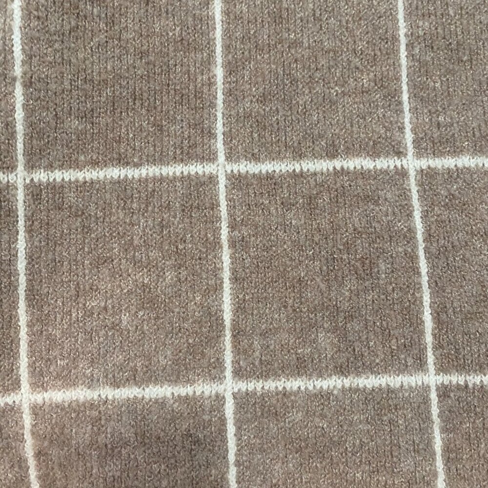 Windowpane Turtleneck Sweater - image 4